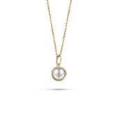 Gisser Jewels - Collier - Zilver - Synthetic Pearl - 42+5 cm