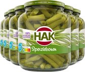 HAK Sperziebonen - Tray 6x675 gram - Vegan - Plantaardig - Vegetarisch - Gemaksgroenten - Groenteconserven