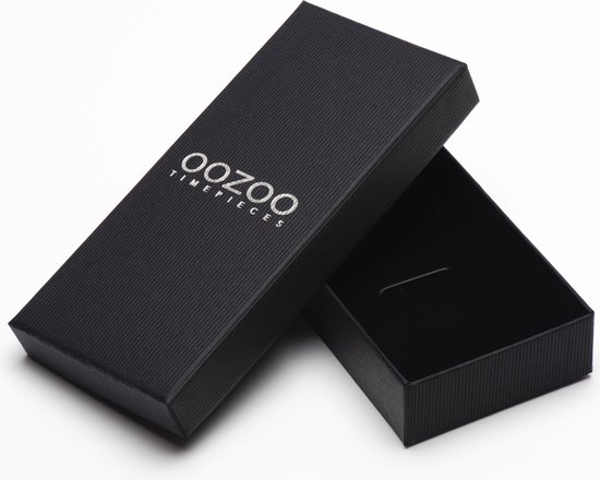 OOZOO Timepieces - Montre rouge avec bracelet en cuir rouge - C11142