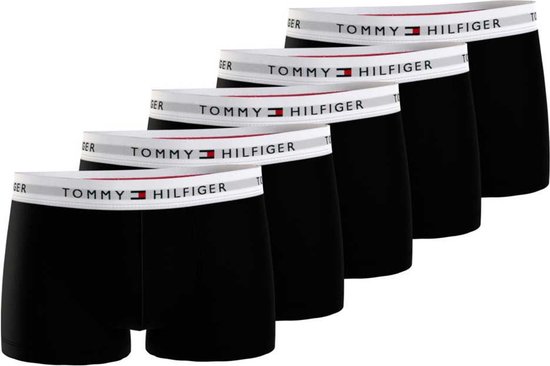 Tommy Hilfiger - Homme - Lot de 5 boxers - Zwart - S