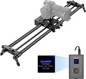 Neewer® - Gemotoriseerde Camera Slider - 39.4"/100cm - Koolstofvezel - Dolly Rail Slider met Afstandsbediening - Ondersteunde Videomodus - Time-Lapse Fotografie - Horizontaal - Tracking en 120° Panoramisch Schieten - (VS-100CC)