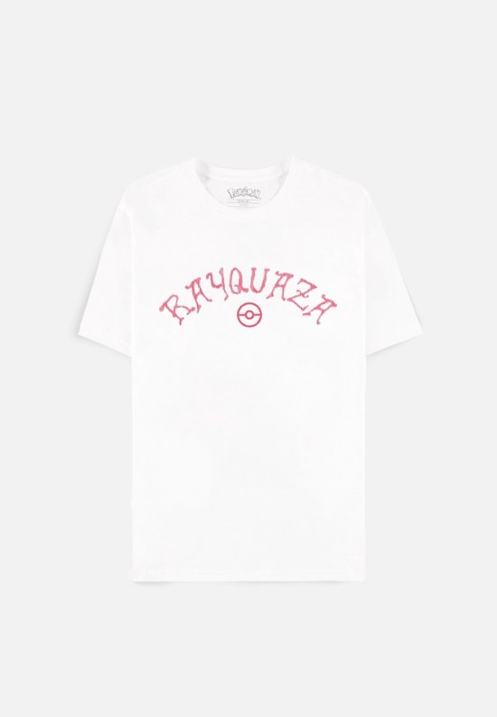 Pokémon - Rayquaza Heren T-shirt - L - Wit