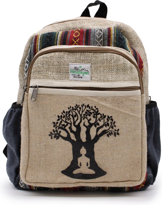 Petit sac à dos en chanvre - Bohdi Tree Design