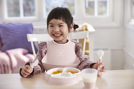 BabyBjörn Serviesset - 8 delig - Pastelroze van Babybjörn — afbeelding 3
