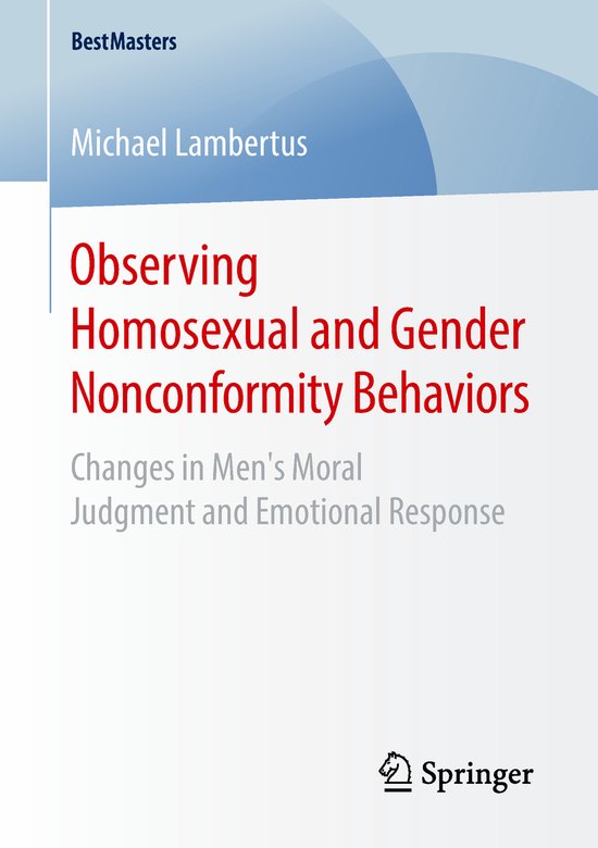 Observing Homosexual and Gender Nonconformity Behaviors - cover
