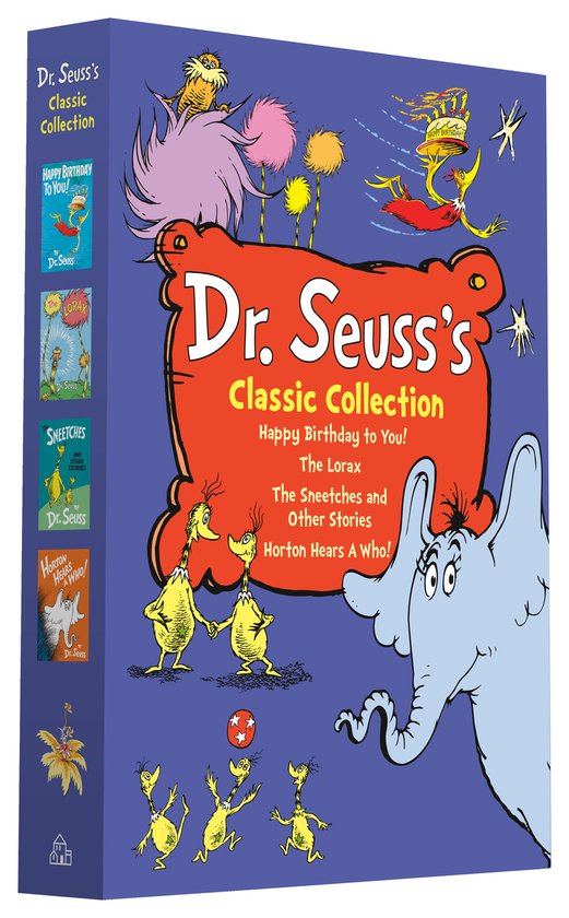 Classic Seuss- Dr. Seuss's Classic 4-Book Boxed Set Collection