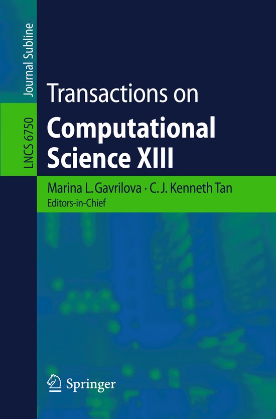 Transactions on Computational Science XIII - cover