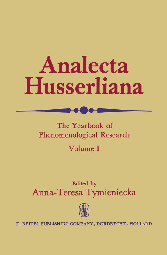 Analecta Husserliana1- Analecta Husserliana