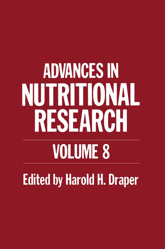 Advances in Nutritional Research8- Advances in Nutritional R ... - cover