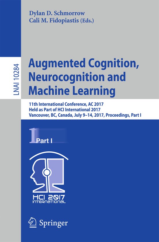 Augmented Cognition, Neurocognition and Machine Learning - cover