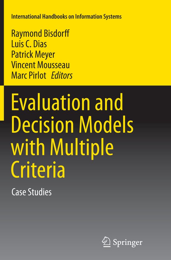 Evaluation and Decision Models With Multiple Criteria - cover