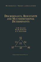 Discriminants, Resultants, And Multidimensional Determinants