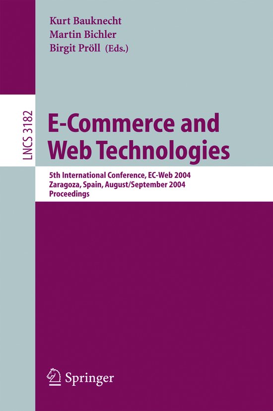 E-Commerce and Web Technologies - cover