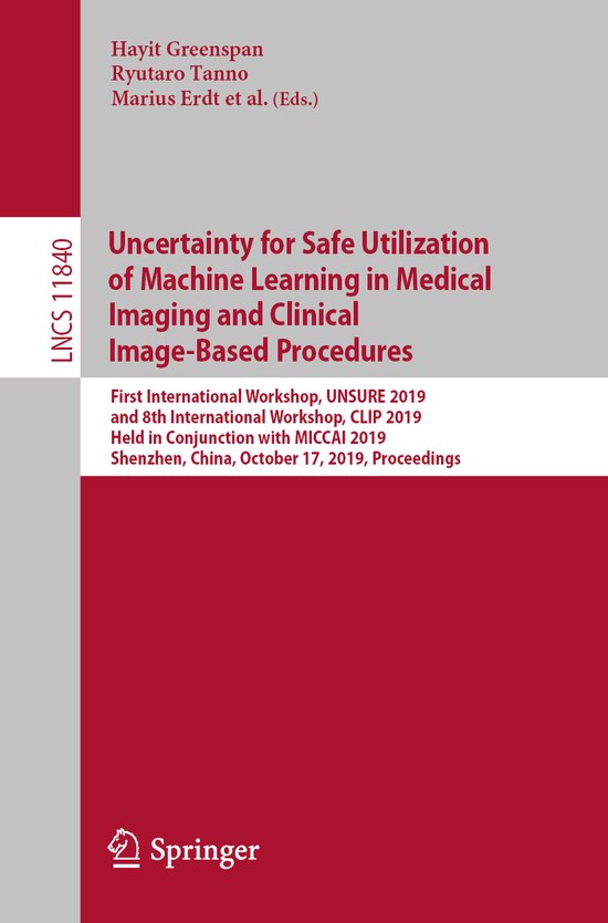 Lecture Notes in Computer Science11840- Uncertainty for Safe ... - cover