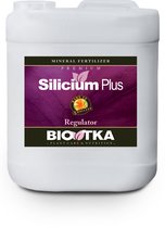 BioTka SILICIUM PLUS (Si) 5 Ltr. (plantvoeding - biologische voeding - biologische plantvoeding - bio supplement - hydro plantvoeding - plantvoeding aarde - kokosvoeding - kokos voeding – coco – cocovoeding - organische plantenvoeding - organisch)