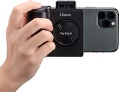 Ulanzi CapGrip II smartphone camera grip - met magnetische Bluetooth afstandsbediening - Universele aansluiting tot 8,2cm breed - Cold shoe-mount - Zwart