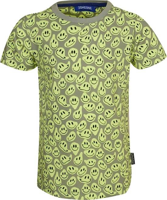 Someone Jongens T-shirt SMILEY-SB-02-G Jongens T-shirt - Maat 98