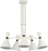 vtwonen Hanglamp Hoodies - Crème - Ø86,5cm - 6L - Modern - Hanglampen Eetkamer, Slaapkamer, Woonkamer