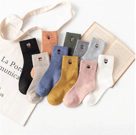 Grappige Sokken - Funny Socks - Leuke Sokken - Vrolijke Sokken - Cadeau Box - 10 Paar Sokken - One Size Fits All - 10 Pack Lange Sokken Animalsocks® - TIJDELIJK 30%+ KORTING
