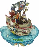 3D kaart Piraten Piratenschip - Santoro London Pirouettes
