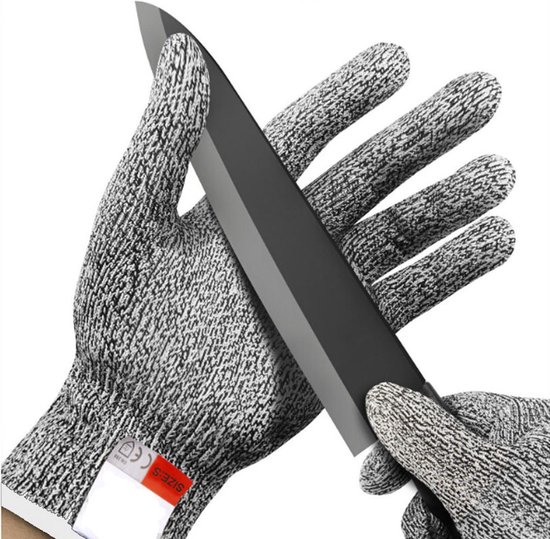 AUYAO Snijbestendige handschoenen, niveau 5-bescherming, anti