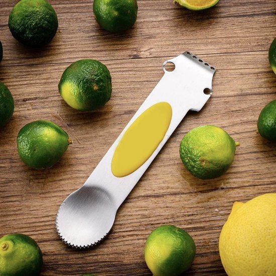 Foto:  professionele citroenrasp citrusrasp zesteur peeling keukenaccessoire van heble 