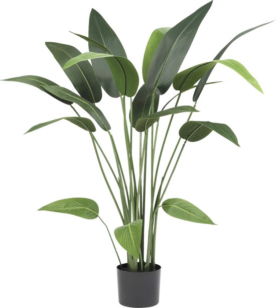 Greenmoods Kunstplanten - Kunstplanten - Heliconia - Zijde - 110cm