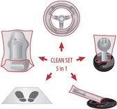 FINIXA Kit de protection intérieur de voiture 5 pièces