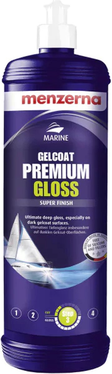 Menzerna Marine Gelcoat Premium Gloss 250ml