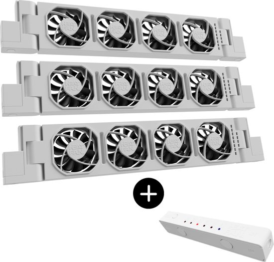 HeatFan 4 Trio Set Radiator Ventilator Smart bol