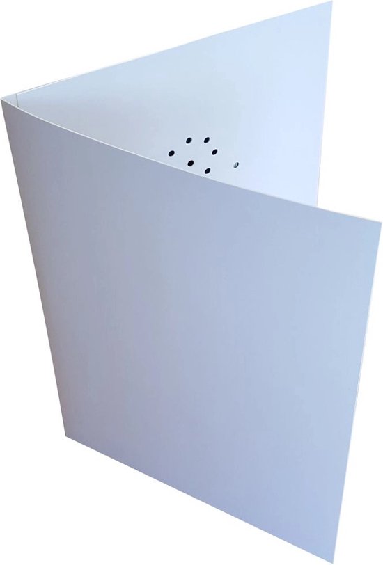 30 seconden beschrijfbare doe-het-zelf-wenskaart A5 Perfect Cadeau