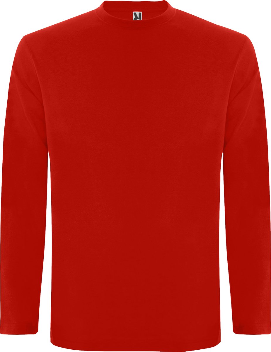 Effen t-shirt lange mouwen model Extreme merk Roly Rood
