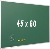 Krijtbord PRO - Magnetisch - Schoolbord - Eenvoudige montage - Geëmailleerd staal - Groen - 45x60cm