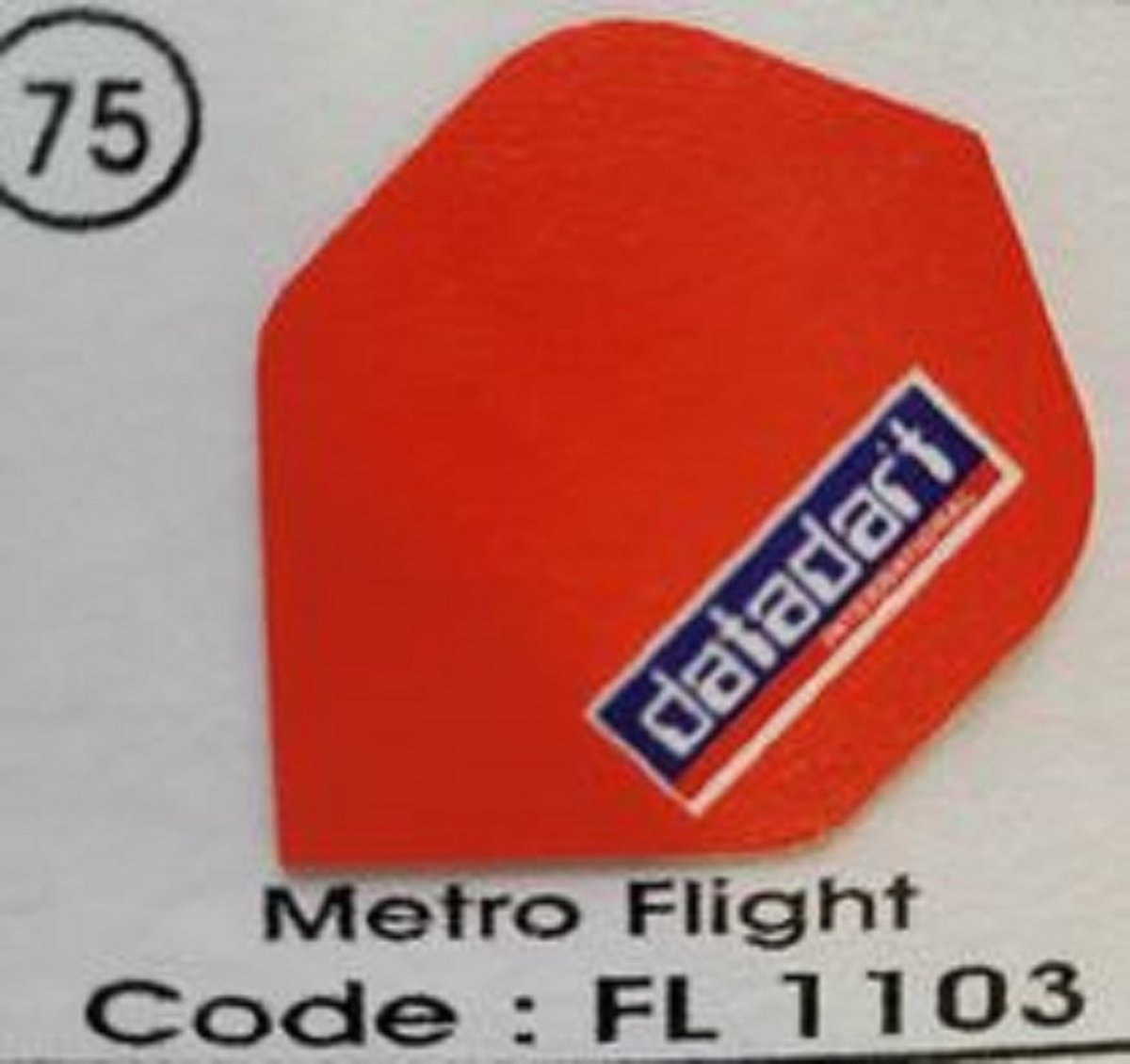 Dart Flights - 10 sets (30 stuks) - 75 micron - metro Flights Oranje