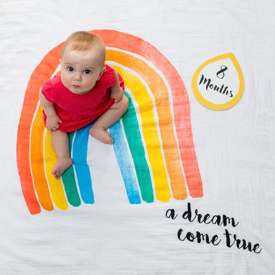 Lulujo Baby's First Year - swaddle & cards - A Dream Come True van LuLu — afbeelding 4