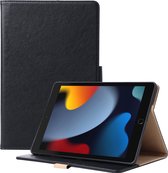 Phreeze Tablethoes - Geschikt voor iPad 7 2019 Hoes - 10.2 Inch - Luxe Lederen Hoesje - Ingebouwde Standaard met Kaarthouders - Hoesje met Magnetische Sluiting - Beschermhoes - Zwart