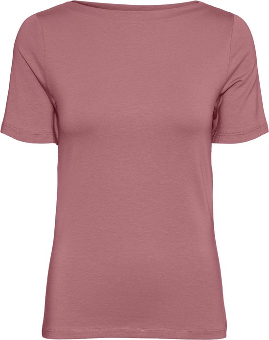 Vero Moda T-shirt Vmpanda Modal S/s Top Noos 10231753 Nostalgia Rose Dames Maat - XXL