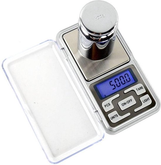 Pocket Weegschaal 0.1 x 500 gram - Kleine Keukenweegschaal - Precisie  Weegschaal -... | bol.com