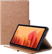 Phreeze Tablethoes - Geschikt voor Samsung Galaxy Tab A7 Lite - 2021 - Luxe Lederen Hoesje - Ingebouwde Standaard met Kaarthouders - Hoesje met Magnetische Sluiting - Beschermhoes - Bruin