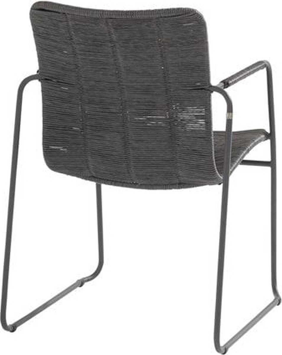 Taste by 4 Seasons Palma chaise empilable dining anthracite