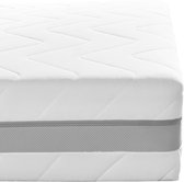 Matras 160 x 200 cm - Hoogte 24cm - Pocketvering matras 160x200 met 7 zones - Ergonomisch - stevig of zeer stevig - Matras 160x200 Tweepersoons - Ademende Matrassen 160 x 200 Koudschuim matras geveerd
