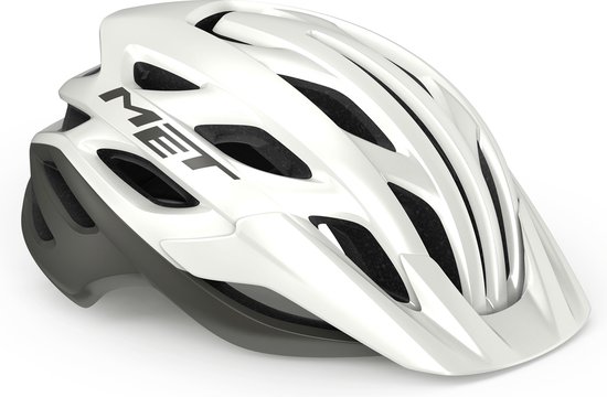 MET Veleno MIPS Fietshelm - Maat S - White Gray Matt