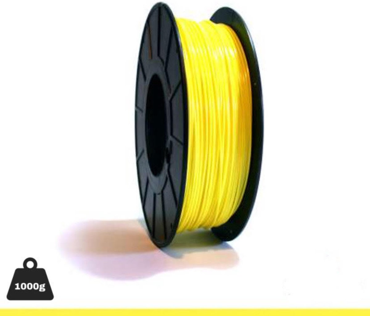 Geel - PLA filament - 1kg - 1.75mm - 3D printer filament