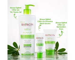 Bioxcin Acnium Set - voor Problematische Huid - Face Washing Gel 500ml- Bioxsine Acnium Sebum Regulating Moisturizing Cream 50ml - Bioxsine Acnium Concentrated Spot Gel 15ml - bioxcin-Acnium- Herbal- Bio -Gezichtsverzorging - Huidverzorging