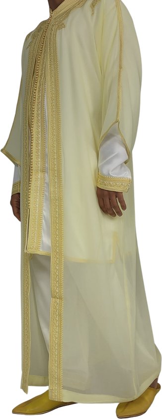 Vintage soepelvallende kaftan - Vintage Kleding
