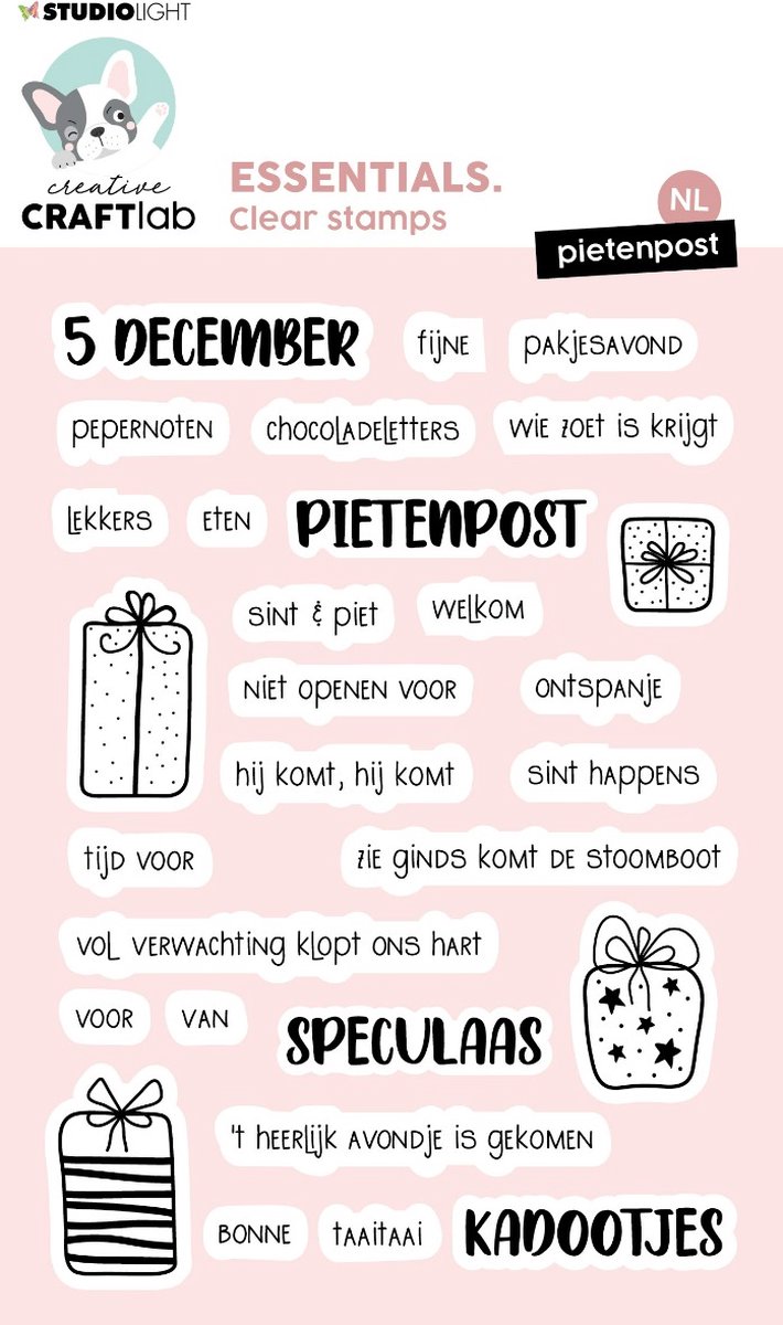 Clear stamps Pietenpost NL - Essentials nr. 321