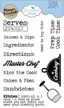 ECD Clear stamps - Kitchen recipes 2