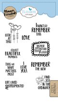 ECD Clear stamps - Remember
