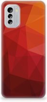 TPU Hoesje geschikt voor Nokia G60 Polygon Red