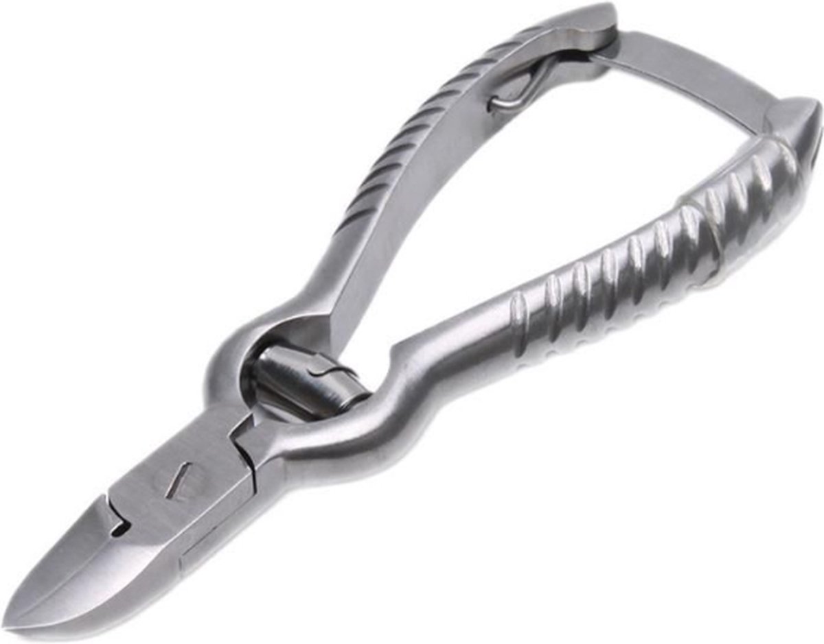 Goedkoopste Belux Surgical Instruments - Nageltang met rolveer, gebogen 14 cm - RVS